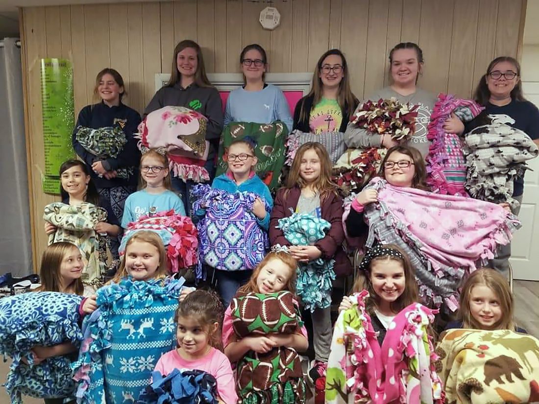 Blankets donated to Charity Hospice News, Sports, Jobs Weirton